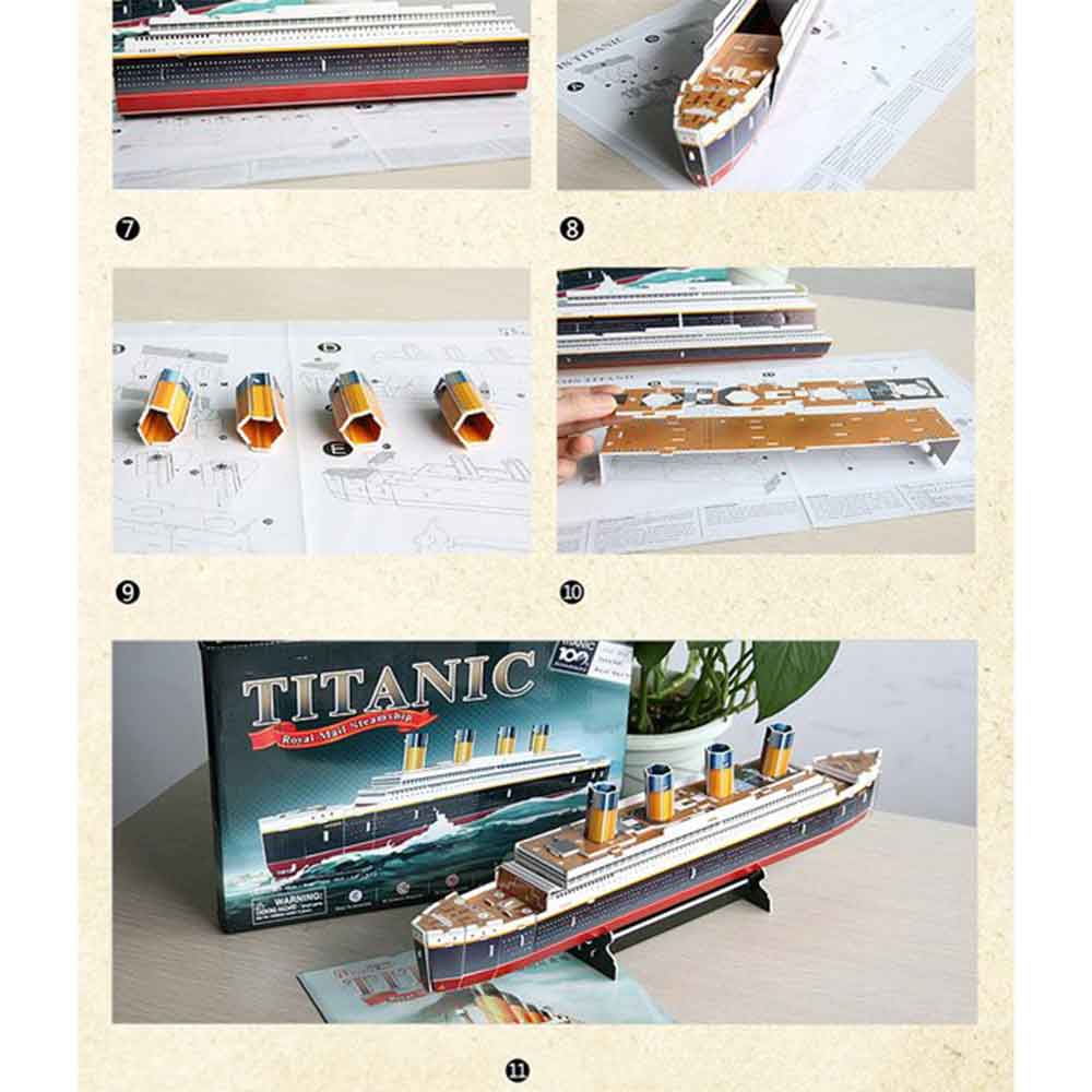 CubicFun - Titanic 3D Puzzel 35 stuks