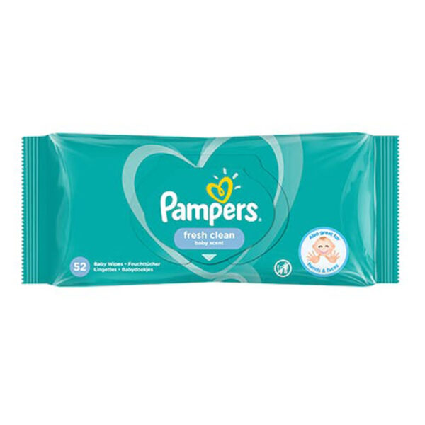 Pampers Babydoekjes Fresh Clean Baby Wipes 52 Stuks