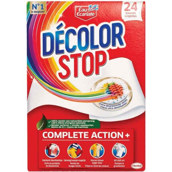 Decolor Stop Eau Ecarlate Complete Action + Kleurbeschermingsdoekjes 24 Stuks
