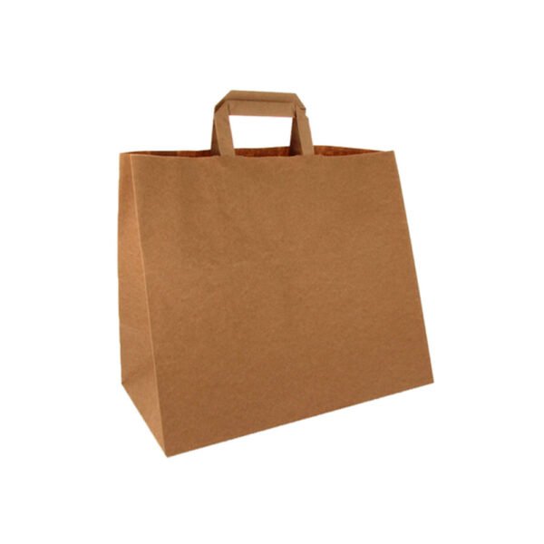 Papieren Draagtas Bruin - 250 Stuks