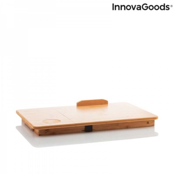 InnovaGoods Opklapbare Laptoptafel Bamboe