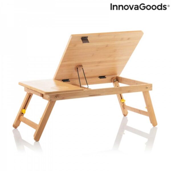 InnovaGoods Opklapbare Laptoptafel Bamboe