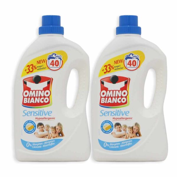 Omino Bianco Sensitive Vloeibaar Wasmiddel - 2 x 2L