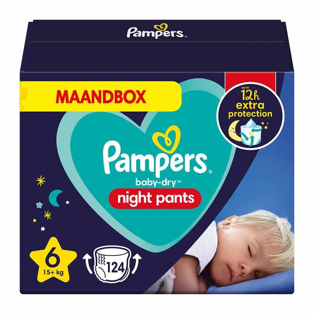 Bestuurbaar hebben zich vergist Of later Pampers Baby-dry Night Pants - Maat 6 (15+ kg) - Aanbieding 124  Luierbroekjes