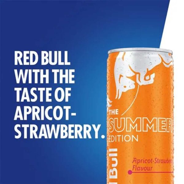 Red Bull Energy Drink - Summer Edition Abrikoos Aardbei - 24 x 250ml