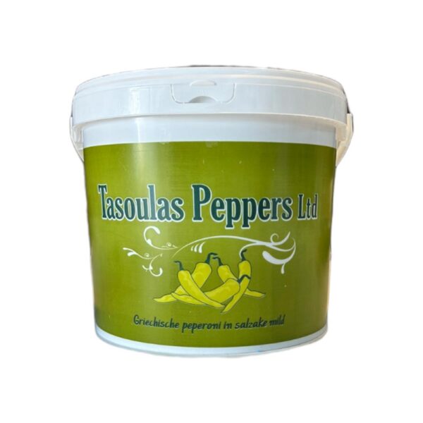 Tasoulas Groene Pepers Pittig - Greek Pepper - 12kg