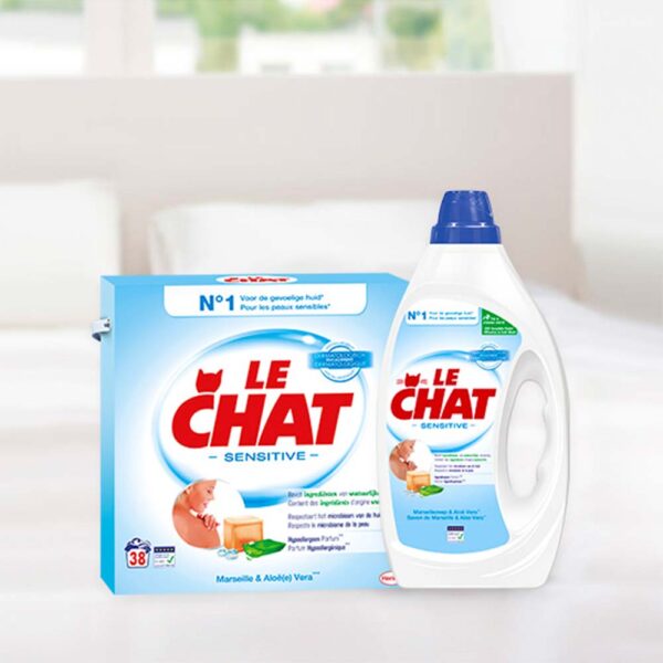 Le Chat Sensitive Gel - Vloeibaar Wasmiddel - 33 Wasbeurten