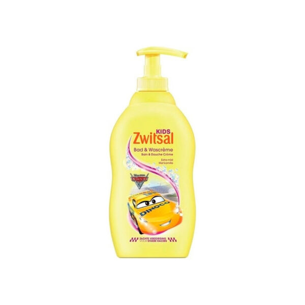 Zwitsal Kids Bad & Wascreme Cars - met Pomp - 400ml