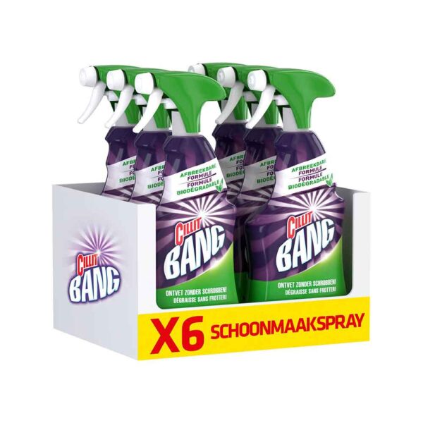 Cillit Bang Ontvetter Schoonmaakspray - Voordeelverpakking 6 x 750ml