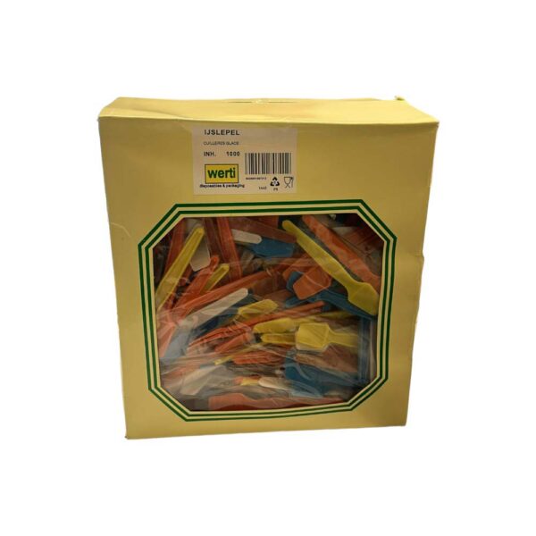 Ijsschepjes Plastic in Box - 1000 Stuks