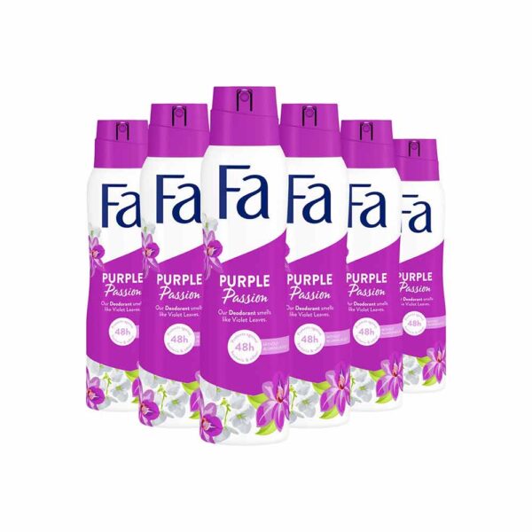 Fa Deo Spray Purple Passion Voordeelverpakking