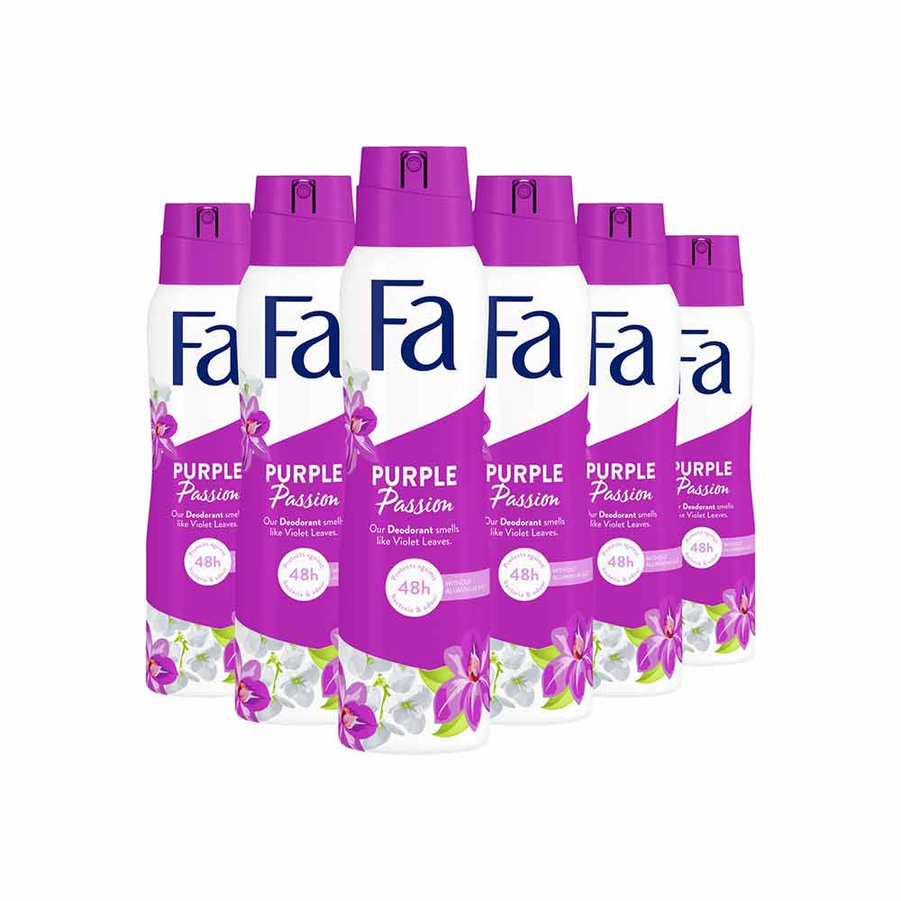 Fa Deo Spray Purple Passion Voordeelverpakking