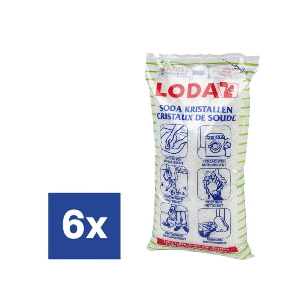 Loda Soda Kristallen - 6 x 2kg