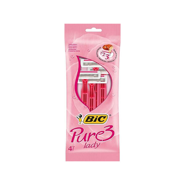 BIC 3 Pure Lady Scheermesjes 4 stuks