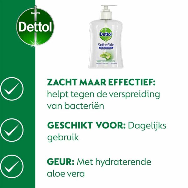 Dettol Handzeep Antibacterieel met Aloe Vera 250ml