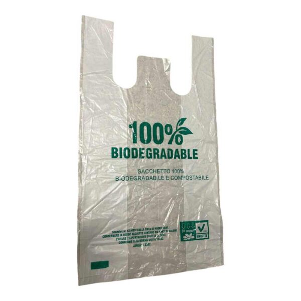 Hemddraagtassen 27+14x48cm Biologisch Afbreekbaar 1000 Stuks